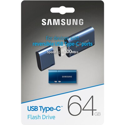 Samsung 64GB 3.2 Gen 1 Type-C Flash Drive, Blue (MUF-64DA/AM)