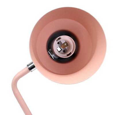 Simple Designs Sleek Essentials LED Desk Lamp, 15.2", Blush Pink (LD1078-BPK)