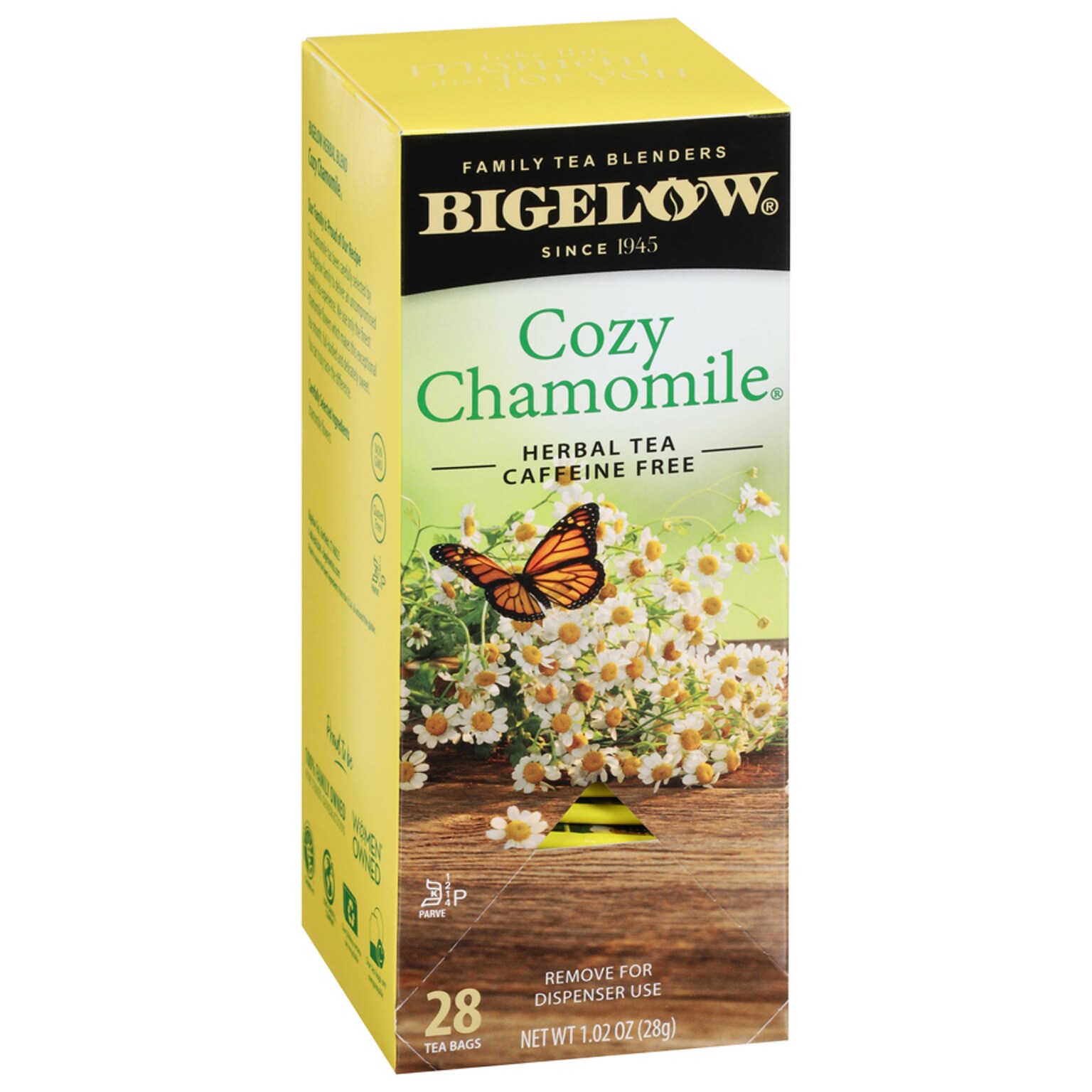 Bigelow Cozy Chamomile Herbal Tea Bags, 28/Box (004011)