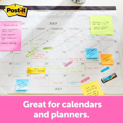 Post-it Arrow Flags Value Pack, .47" x 1.7", Assorted Colors, 252 Flags (684-VAD2)