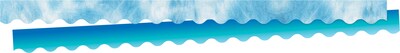 Barker Creek Double-Sided Scalloped Border Set, 36 x 2.25, Tie-Dye and Ombré, 4 designs, 52/Set (4