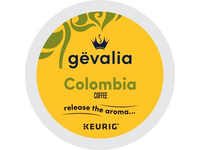 Gevalia Colombia Coffee Keurig K-Cup Pods, Medium Roast, 96/Box (5304CT)