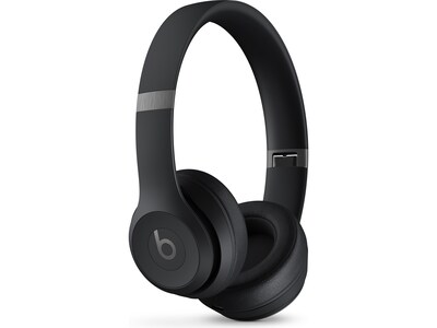 Beats Solo 4 Wireless On-Ear Headphones, Bluetooth, Matte Black (MUW23LL/A)