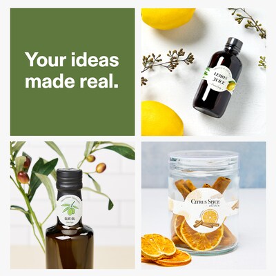 Avery Wraparound Band Laser/Inkjet Multipurpose Labels, 2-3/8" x 8", Off-White (120/Box)