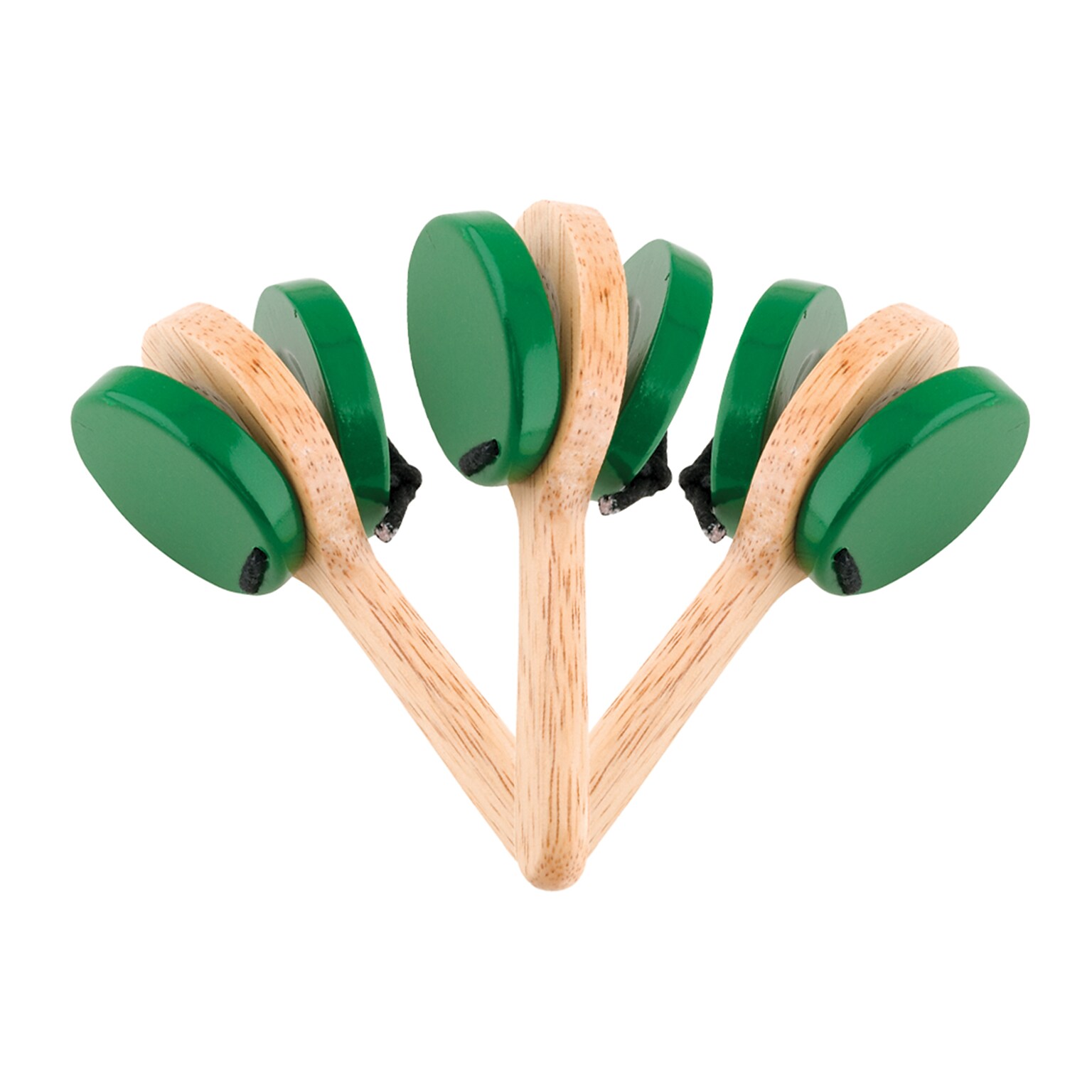 Westco Educational Wooden Castanet Clapper, 3/Pack (WEPCA70013)