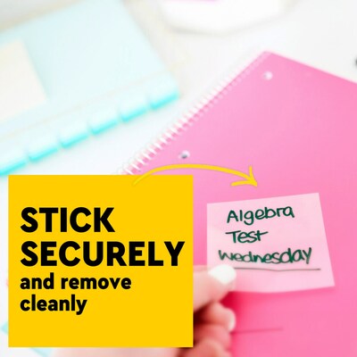 Post-it Super Sticky Notes, Transparent, 30 Sheets/Pad (636-TRSPT)