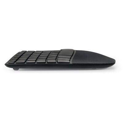 Matias Sculpted Wireless Ergonomic Keyboard for PC, Black (FK413PCD)