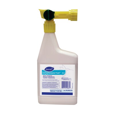 Diversey Dumpster Fresh Cleaner & Deodorizer, 32 oz., 4/Carton (94266359)