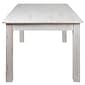 Flash Furniture HERCULES Series 60" Farm Dining Table, Rustic White (XAF60X38WH)