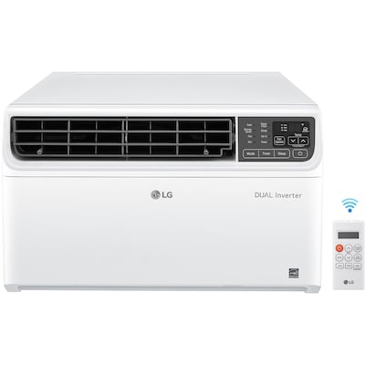 LG 115-Volt 8,500 BTU Window Air Conditioner with Remote, Wi-Fi Enabled, White (LW8024IVSM)
