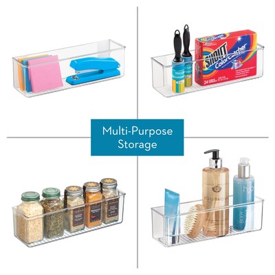 iDESIGN Adhesive Organizers, Clear, 4/Set (27825M4)