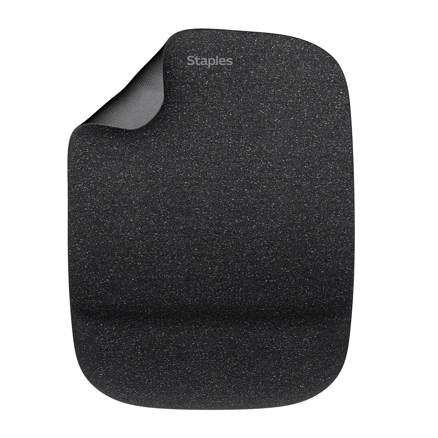 Quill Brand® Mouse Pad with Gel Wrist Rest, Black (53326)