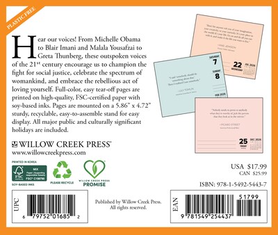 2026 Willow Creek Thats What She Said 6.2 x 5.4 Day-to-Day Calendar (54437)