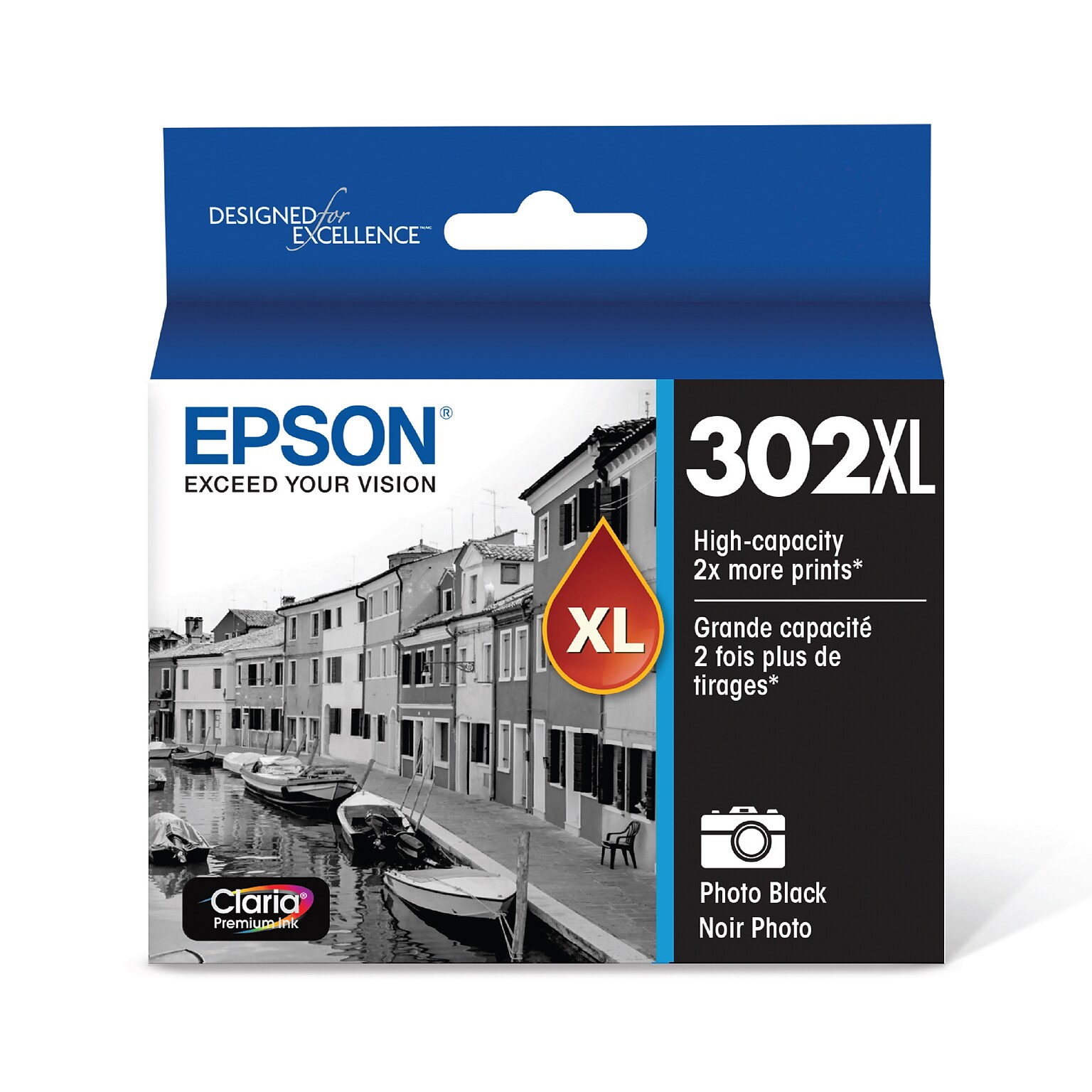 Epson T302XL Photo Black High Yield Ink Cartridge