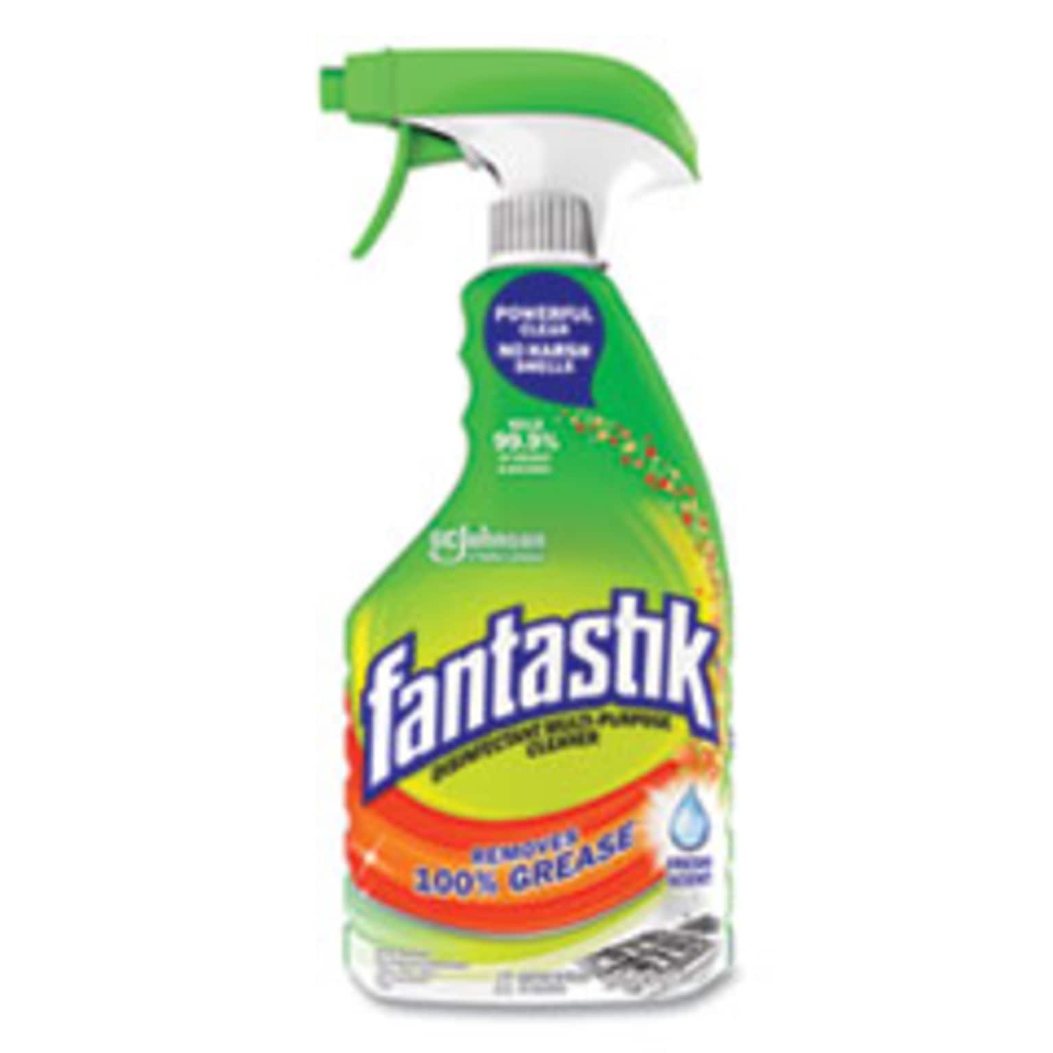 Fantastik Disinfectant Multi-Purpose Cleaner Fresh Scent, 32 oz Spray Bottle (SJN306387EA)