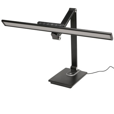 Excello Brands Wellness Series LED Desk Lamp, 17.5, Black (EGP-DL-18N-BLK)