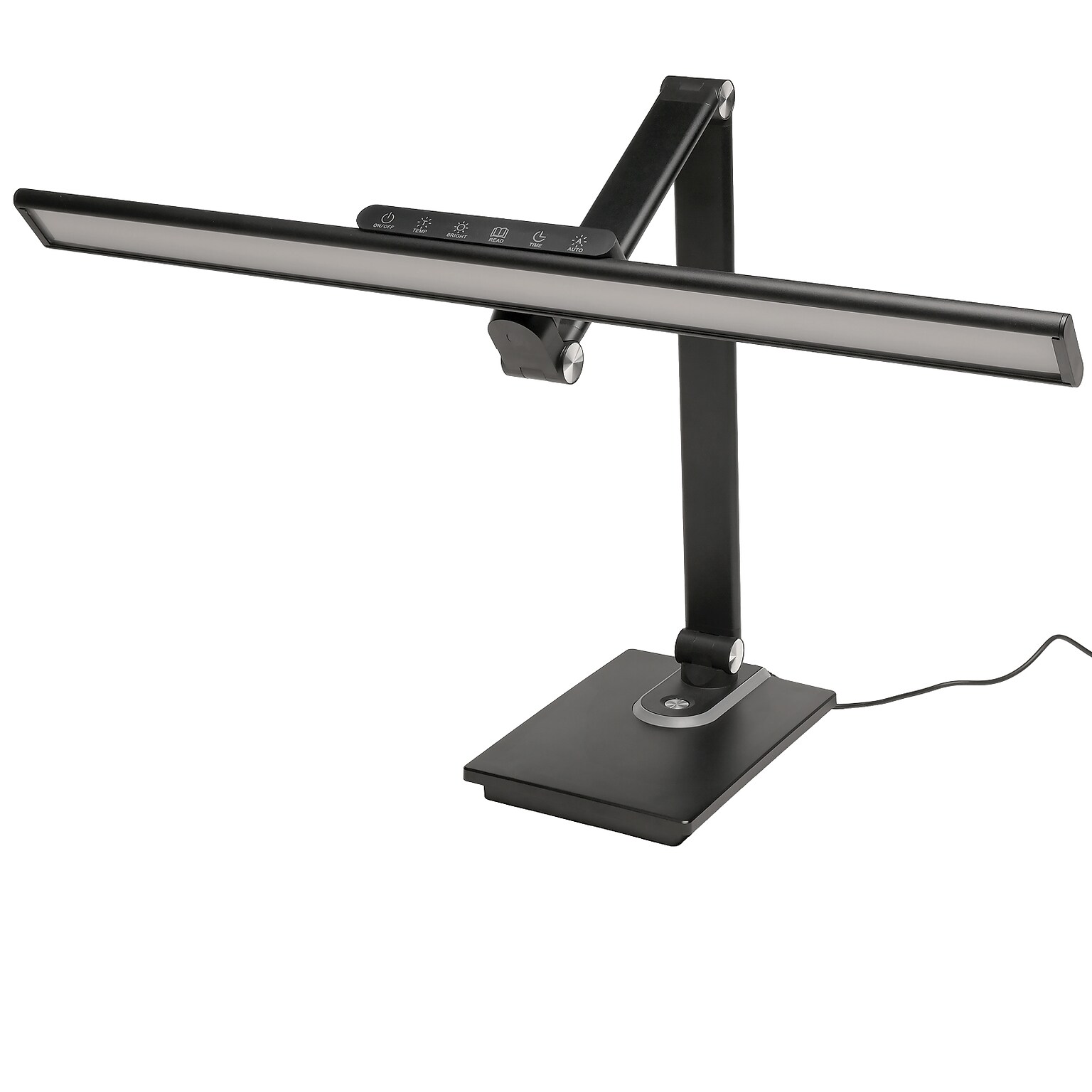 Excello Brands Wellness Series LED Desk Lamp, 17.5, Black (EGP-DL-18N-BLK)