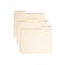 Smead SuperTab File Folders, Reinforced 1/3-Cut Tab, Letter Size, Manila, 100/Box (10395)