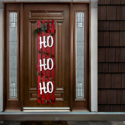 National Tree Company 47 Ho Ho Ho Wall Sign (MZC-K19B035-1)