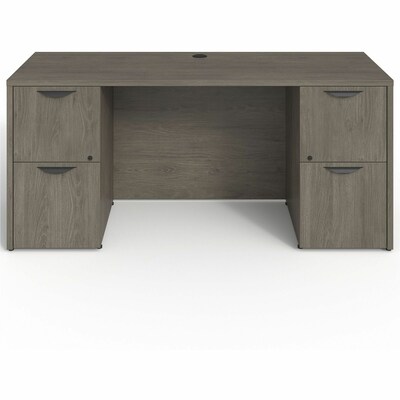Lorell Prominence 2.0 Double-Pedestal Credenza (LLRPC2466GE)