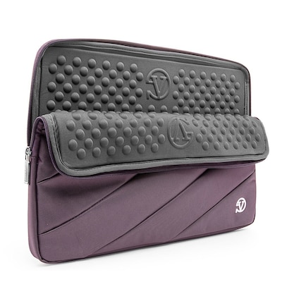 Vangoddy Jam Nylon Laptop Protector Sleeve, 15.6", Purple
