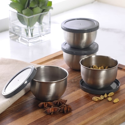 OSTER  Stainless Steel set of 4 round mini bowls