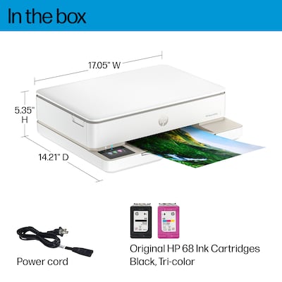 HP Envy 6155e Wireless All-in-One Color Inkjet Printer, Scanner, Copier, Best for Home, 3 months FREE ink with HP+ (714L5A)