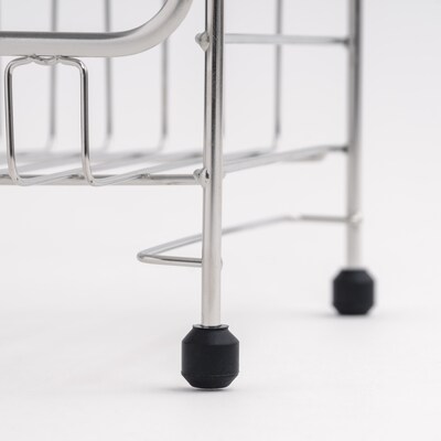 Iris Stainless Steel Dish Rack, White (586696)