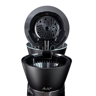 Melitta Vision Luxe 12-Cups Automatic Drip Coffee Maker, Matte Black (MCM002WULBK1)