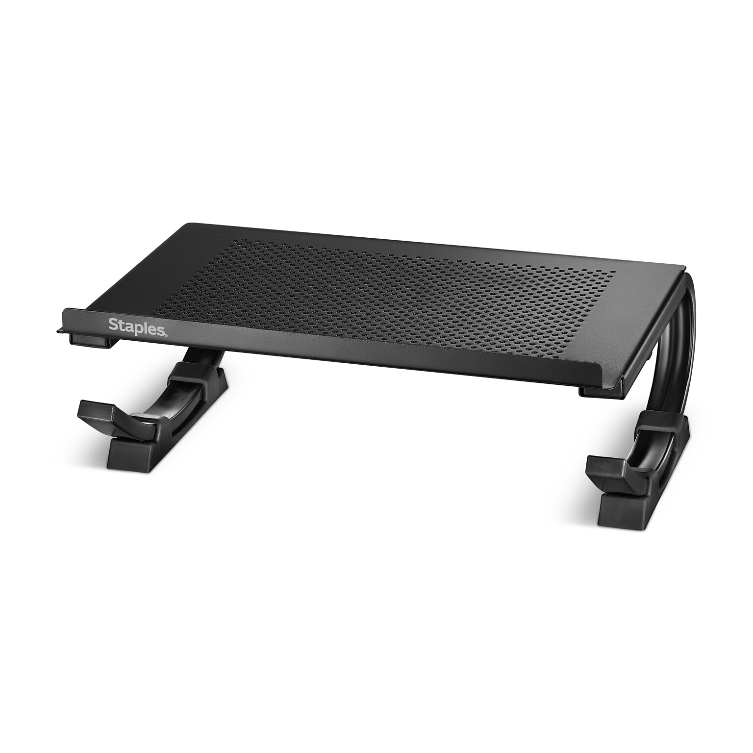 Staples TECH 14.75 x 11.25 Steel Adjustable Laptop Stands, Black (51232)