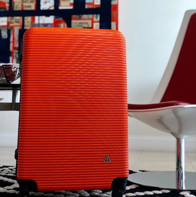 InUSA Royal 34" Hardside Suitcase, 4-Wheeled Spinner, Orange (IUROY00XL-ORG)