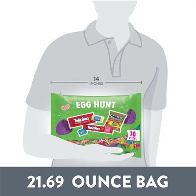 Hershey's Easter Assorted Fruit Flavored Candy Variety Bag, 21.69 oz., 70/Pieces (HEC94464)
