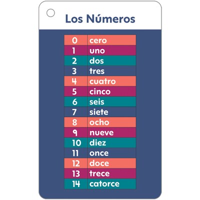 Carson Dellosa Education Spanish Flash Cards, 216/Pack (CD-734109)