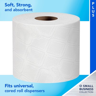 Scott Essential 2-Ply Standard Toilet Paper, White, 550 Sheets/Roll, 20 Rolls/Carton (13607)