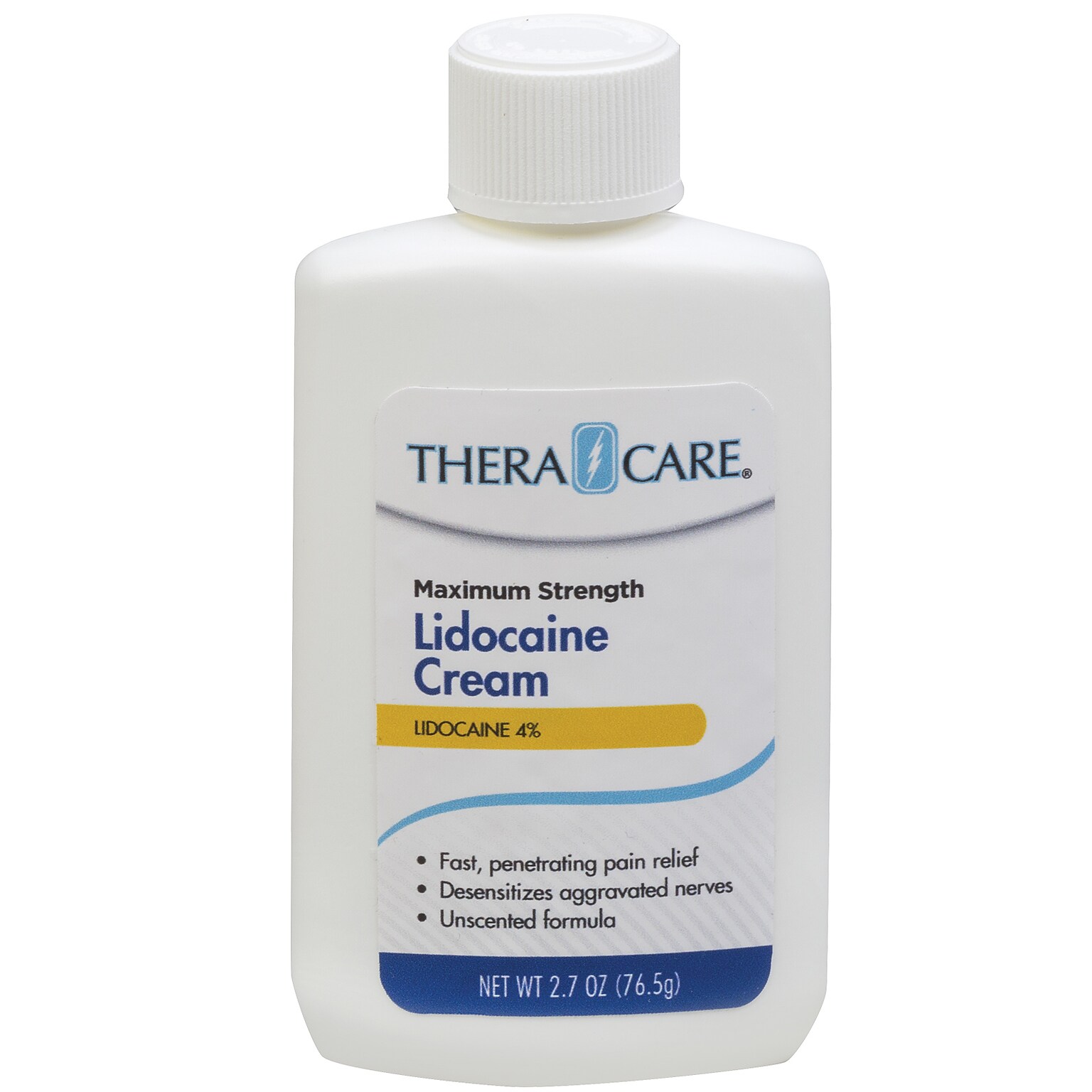 TheraCare Maximum Strength Lidocaine Cream, 2.7 oz. (19-93027)