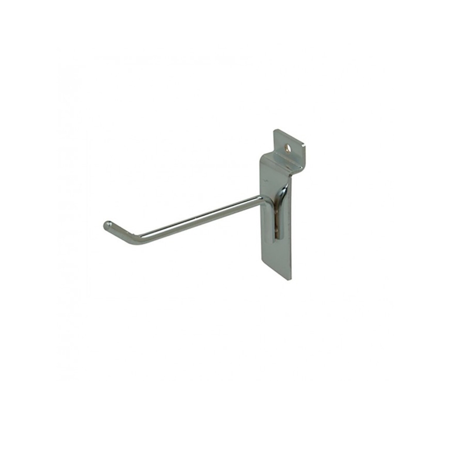 Nahanco 4 Wire Thin Line Slatwall Hook, Chrome, 12/Pack (XT4)