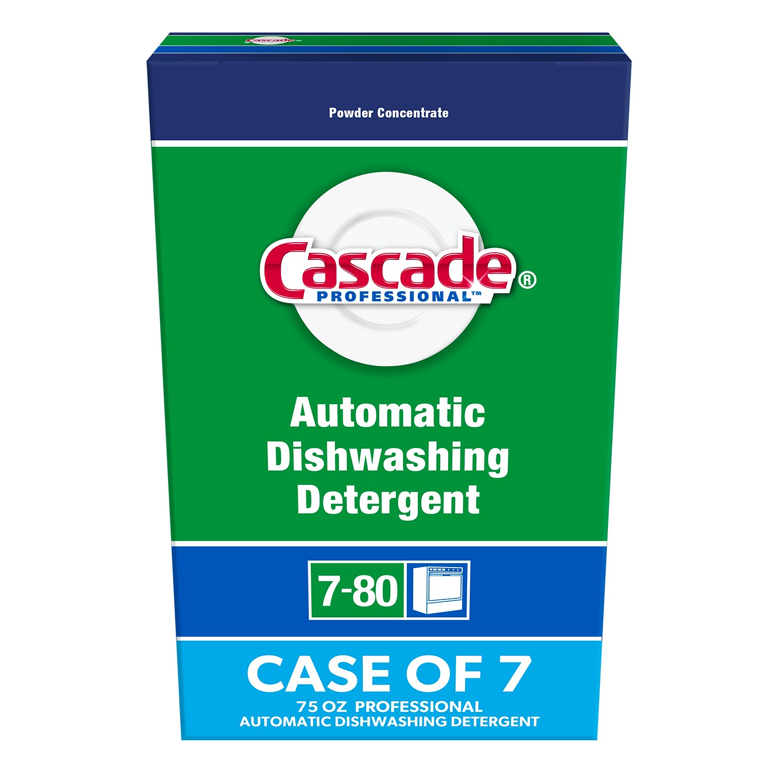 Cascade Professional Powder Dishwasher Detergent, Fresh Scent, 75 oz. (59535)