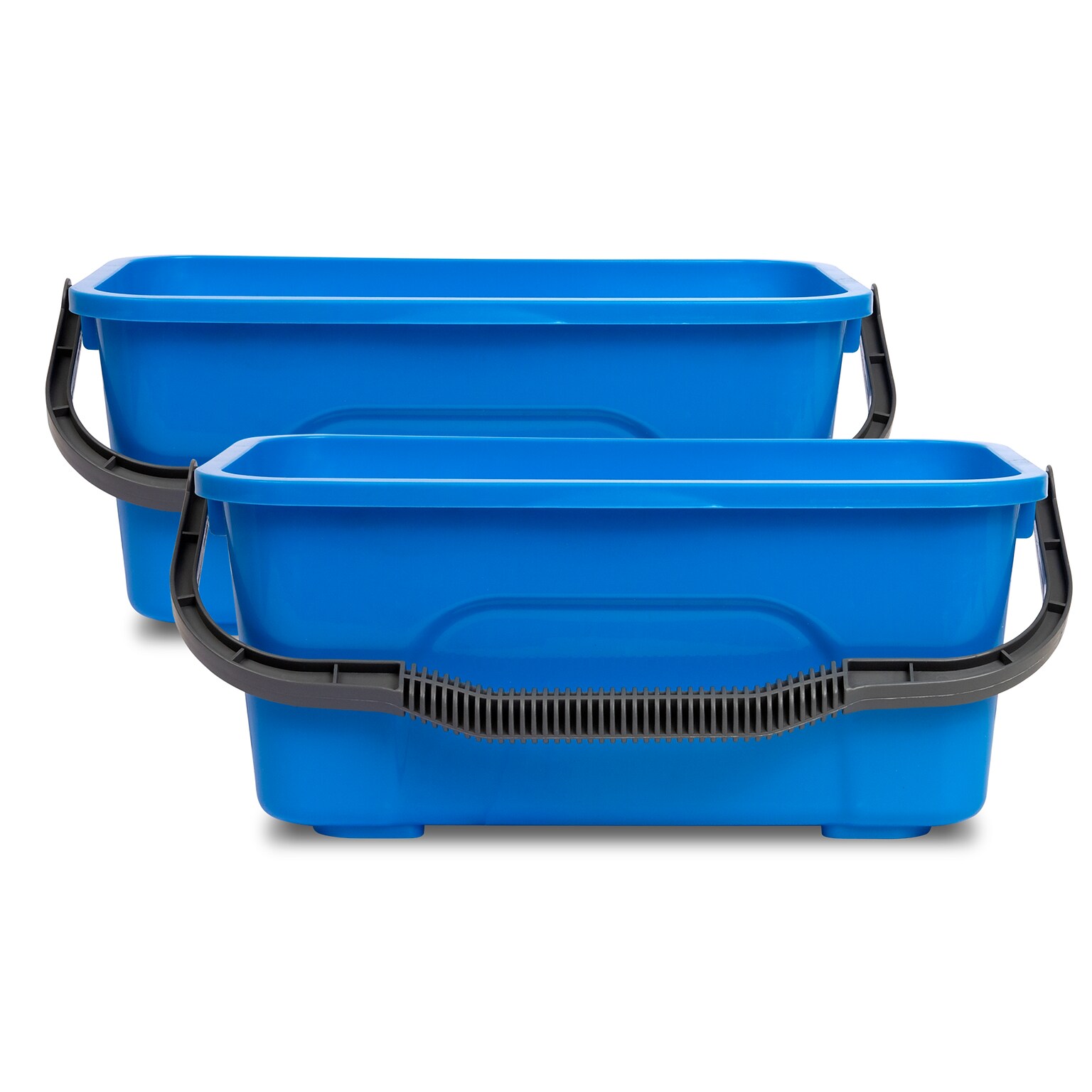 Gritt Commercial Squeegee Bucket, 3-Gallon, Blue, 2/Pack (GRI183-2PK)