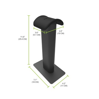 Kanto Premium Universal Headphone Stand, Black (H2)