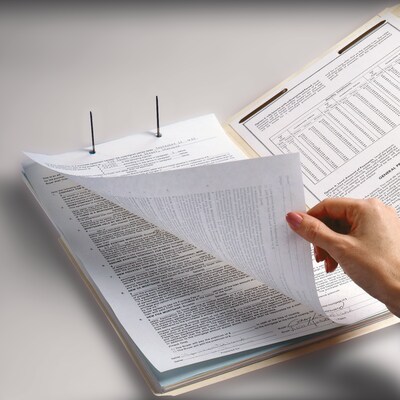 Smead Recycled Reinforced Classification Folder, 3/4" Expansion, Legal Size, Manila, 50/Box (19537)