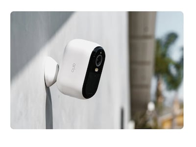 Arlo Essential 3rd Gen – 2025 2-Camera Outdoor Wireless Security System, White (VMC3280-100NAS)