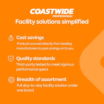 Coastwide Professional™ Recycled Hardwound Paper Towels, 1-ply, 800 ft./Roll, 6 Rolls/Carton (CW21812)