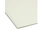 Smead Pressboard File Folder, 1/3-Cut Tab Flat Metal, 1" Expansion, Letter Size, Gray/Green, 25 per Box (13430)