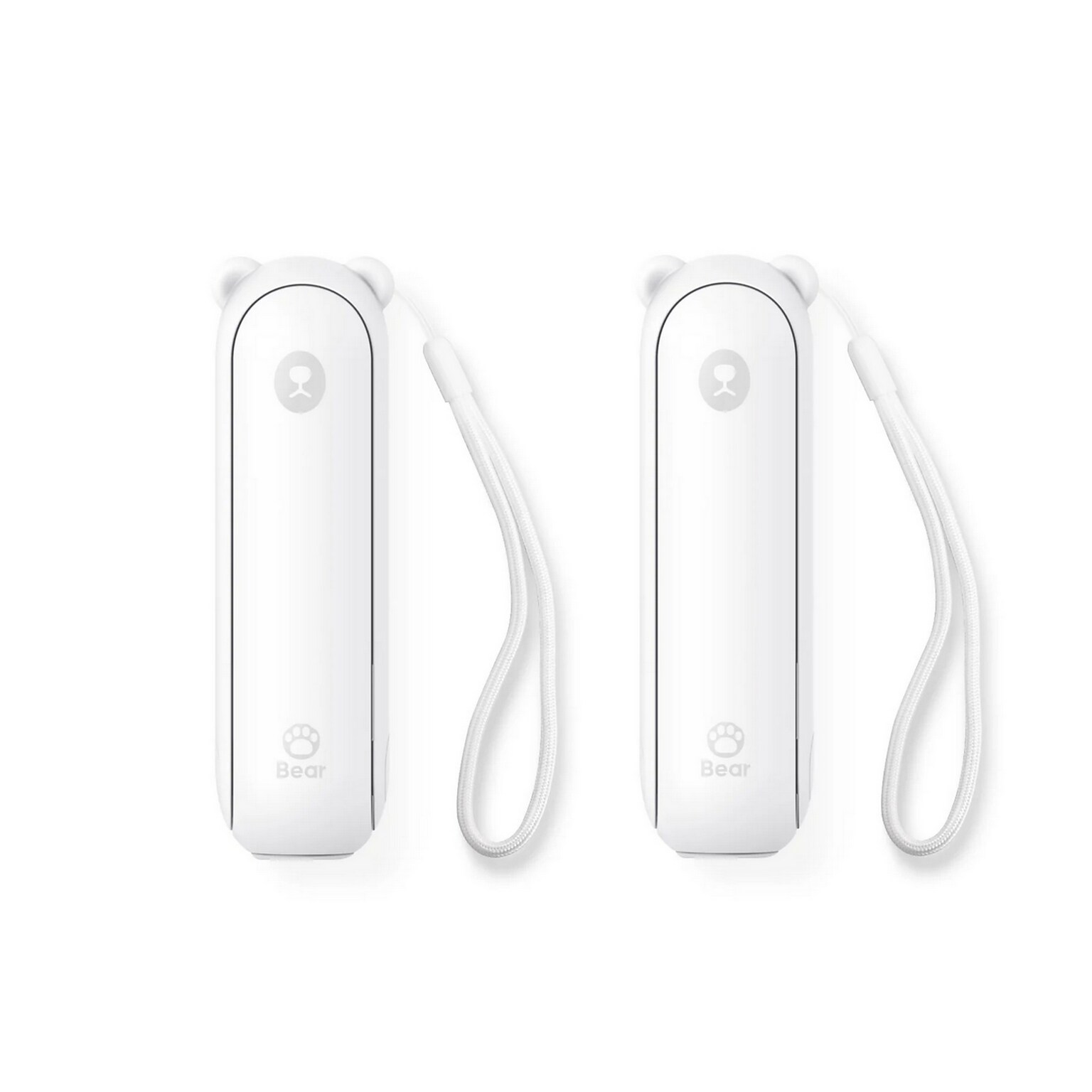 JisuLife Handheld Fan, White (FHL08ROWH-KIT-2)
