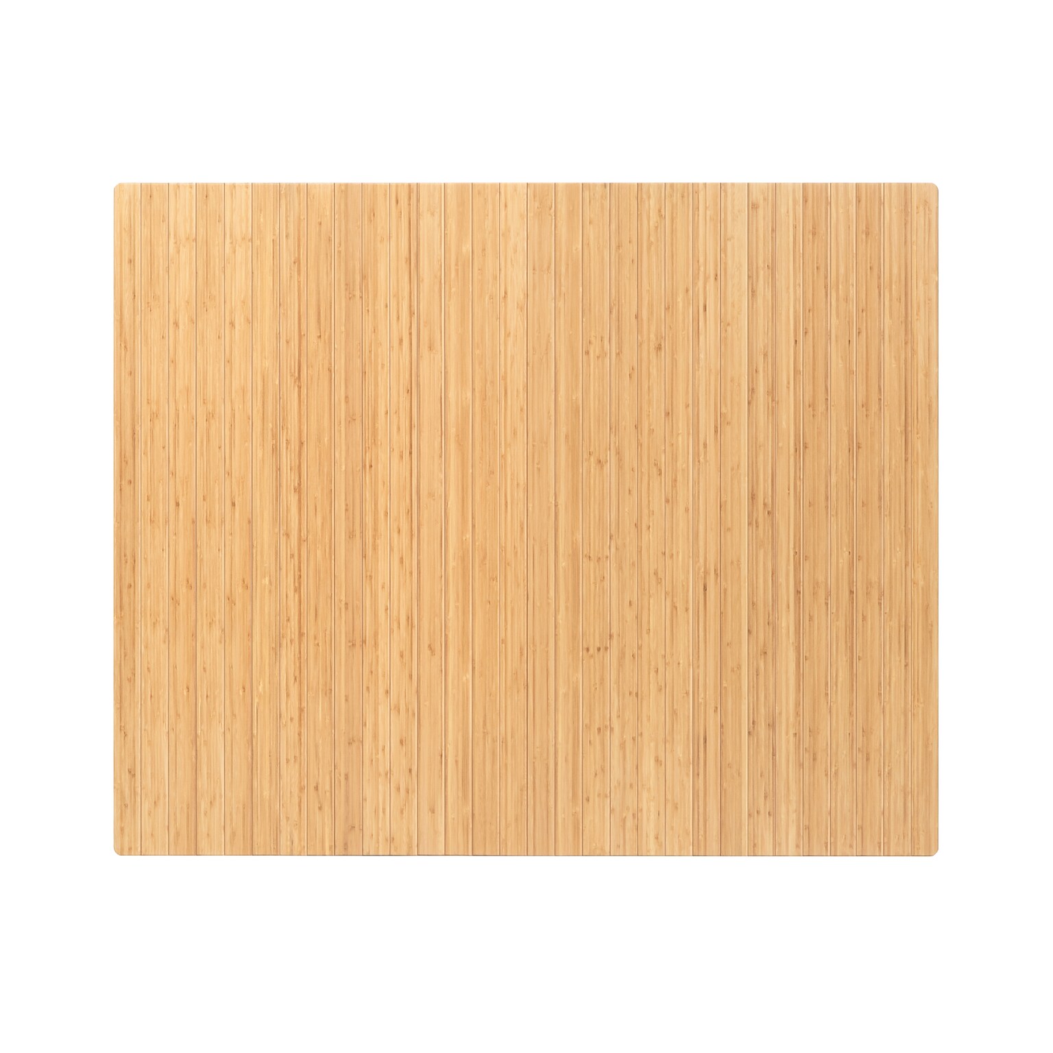 Anji Mountain Standard Bamboo Carpet & Hard Floor Chair Mat, 48 x 60, Natural (AMB24042)