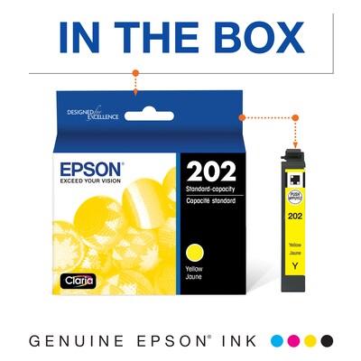 Epson T202 Yellow Standard Yield Ink Cartridge (T202420-S)