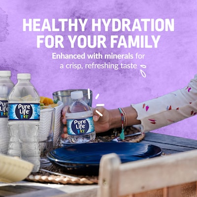 Pure Life Purified Water, 16 oz., 24 Bottles/Carton (PL-19991089)