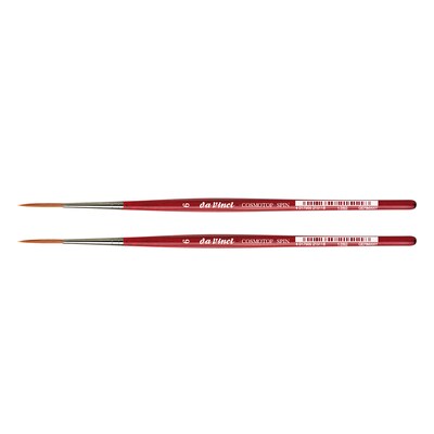 da Vinci COSMOTOP-SPIN Mixed Media Synthetic Bristle, Rigger Brushes, 2/Pack (DVXVA12806-2)