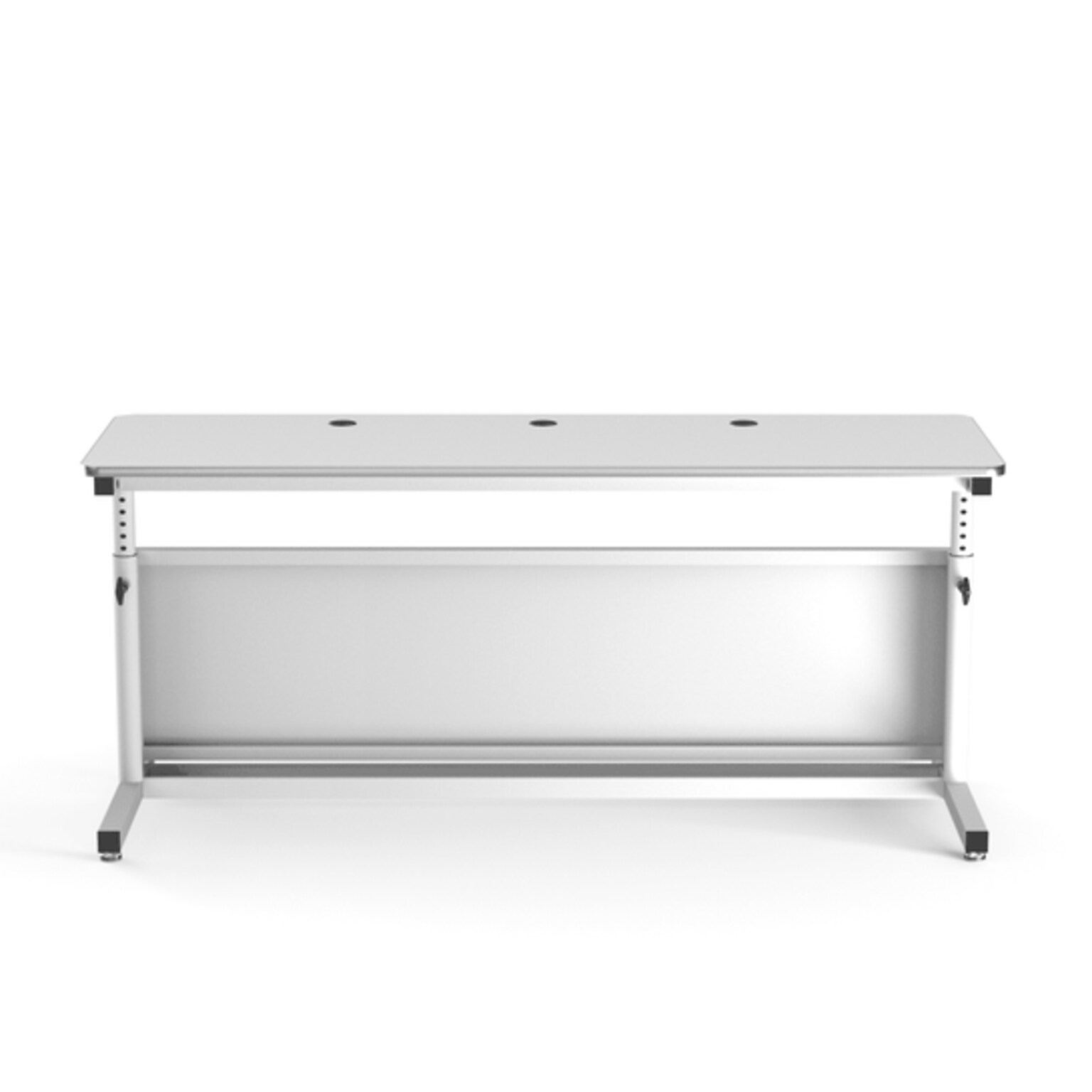 VersaDesk Deluxe 72W Manual Adjustable Standing Computer Table, White (CTL7224-WW)