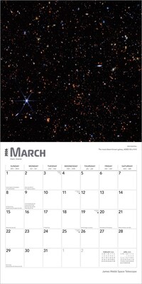 2026 BrownTrout James Webb Space Telescope 12" x 12" Monthly Wall Calendar (9798330703999)